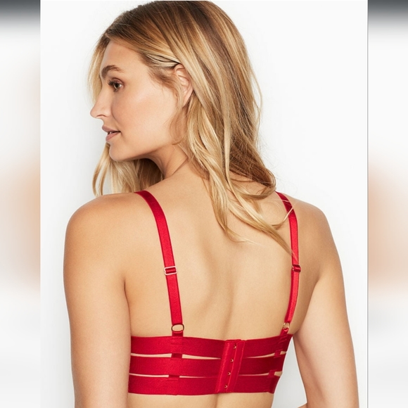 VS Very Sexy Strappy Open Cup Demi Bra - Picture 5 of 6